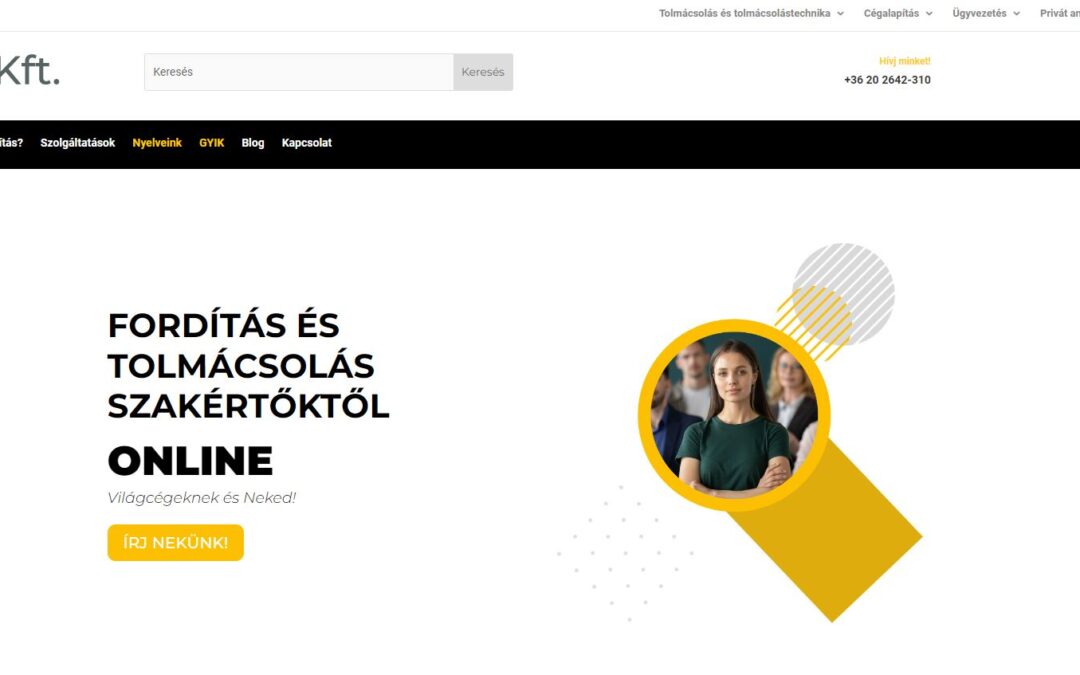 BeneDictum Kft. – Weboldal redesign és marketing