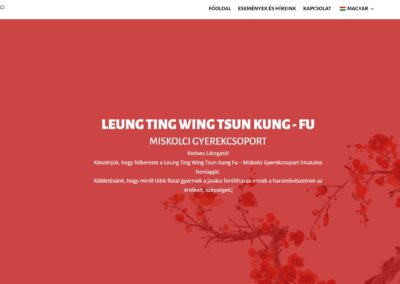 LEUNG TING WING TSUN KUNG – FU – Miskolc  – Landing oldal